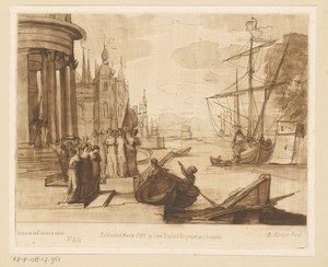 Zeehaven met inscheping van H. Ursula en haar maagden