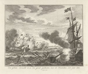 Zeeslag met de zes Spaanse galeien van Spinola, 1602