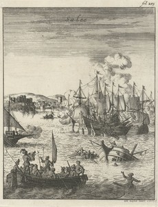 Zeeslag voor de kust van Salee, Marokko