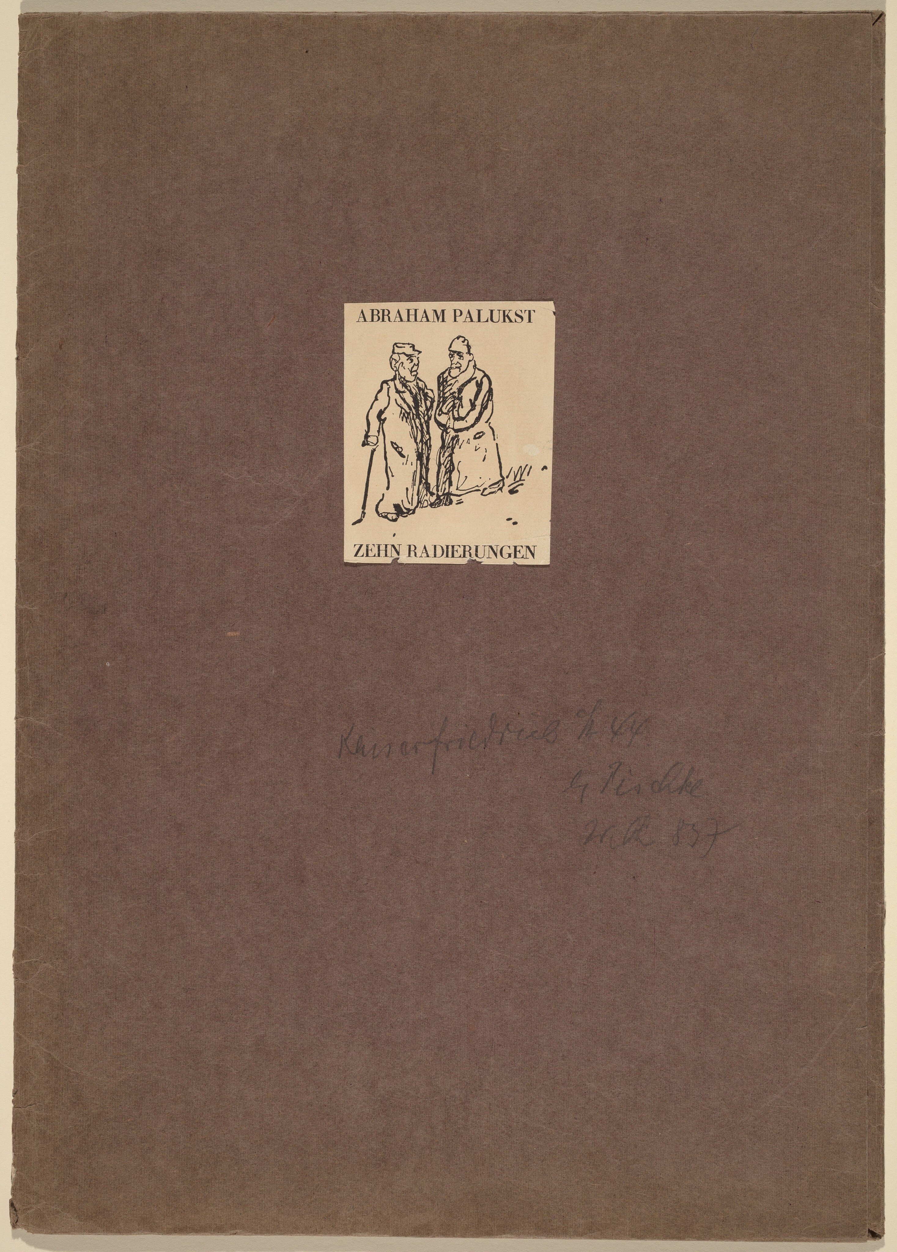 Zehn Radierungen (Ten Etchings) by Abraham Palukst