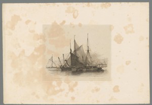Zeilboten voor Rotherhithe in de Theems