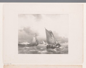 Zeilschepen op zee
