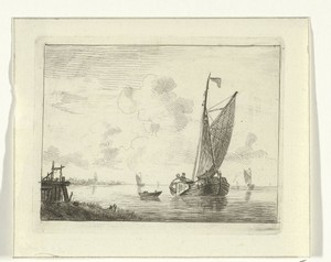 Zeilschip op binnenwater