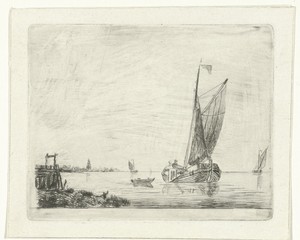 Zeilschip op binnenwater
