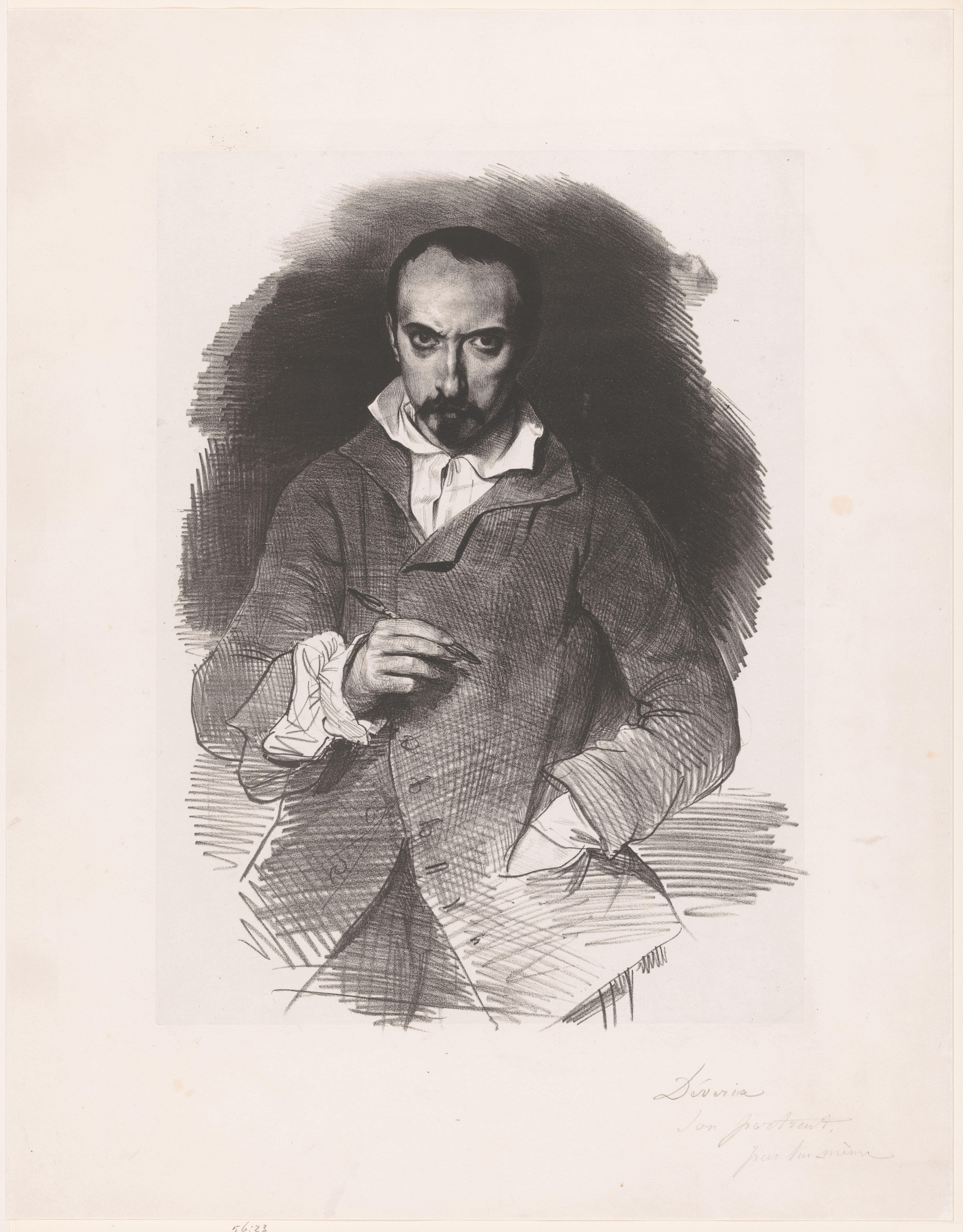Zelfportret by Achille Devéria