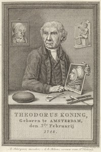 Zelfportret Theodorus Koning