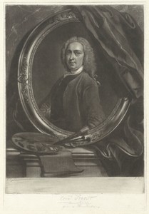 Zelfportret van Cornelis Troost