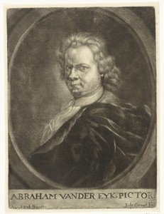 Zelfportret van de schilder Abraham van der Eyk