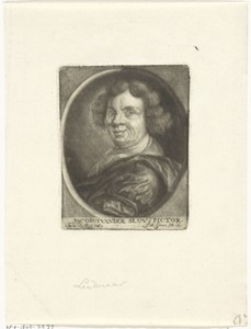 Zelfportret van de schilder Jacob van der Sluys