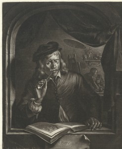 Zelfportret van Gerard Dou