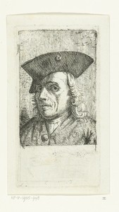 Zelfportret van kunstenaar Cornelis van den Berg