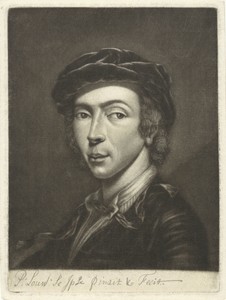 Zelfportret van Pieter Louw