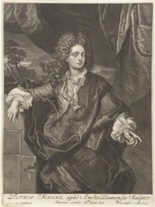 Zelfportret van Pieter Schenk