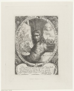 Zelfportret van Pieter van der Hulst