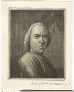 Zelfportret van Rienk Jelgerhuis