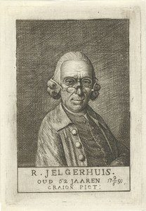 Zelfportret van Rienk Jelgerhuis