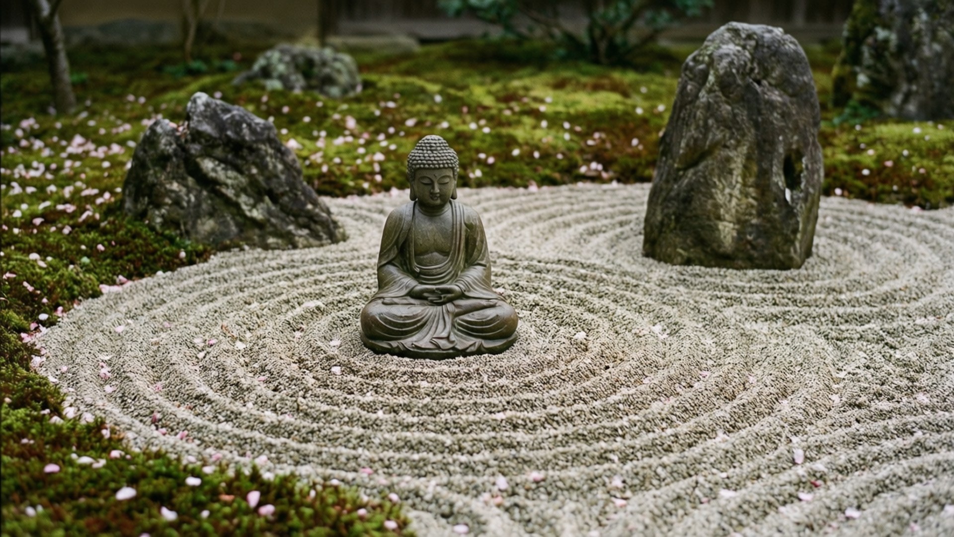 Zen Garden Calm by Wallpapers.art Studio