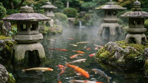Zen Garden Koi Oasis