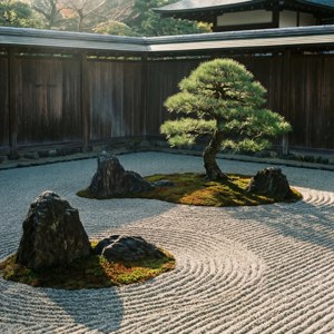 Zen Garden Morning Calm