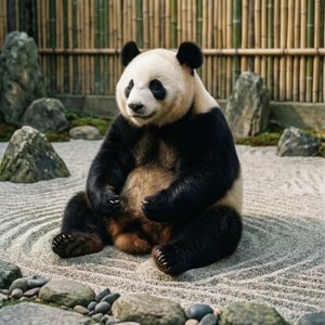 Zen Garden Panda