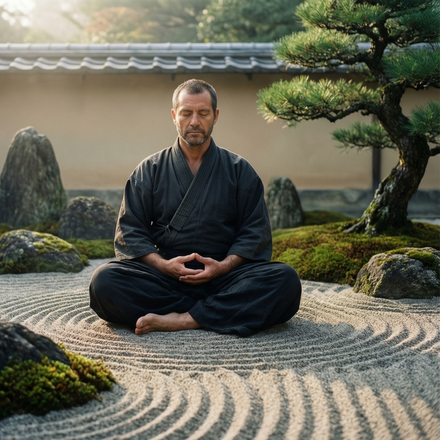 Zen Garden Stillness by Wallpapers.art Studio