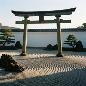 Zen Garden Torii