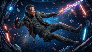Zero-Gravity Duel