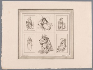 Zes figuurstudies