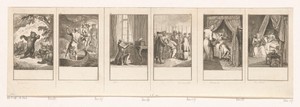 Zes scènes uit Gellert's Fabelen
