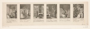 Zes voorstellingen uit Caroline von Lichtfield van Isabelle de Montolieu