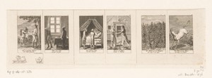 Zes voorstellingen uit de fabels en verhalen van Gellert, Gleim, Hagedorn, Lichtwer en Pfeffel