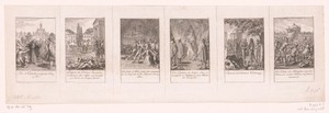 Zes voorstellingen uit de geschiedenis van de eerste kruistocht