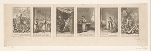Zes voorstellingen uit de geschriften van Voltaire