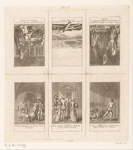 Zes voorstellingen uit de oudere en middelste geschiedenis