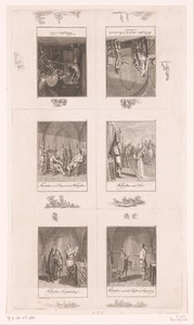 Zes voorstellingen uit het leven van veldheer Wallenstein