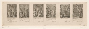Zes voorstellingen uit Shakespeares Coriolan