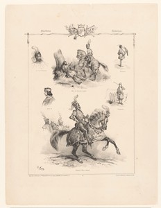 Zes voorstellingen van historische figuren