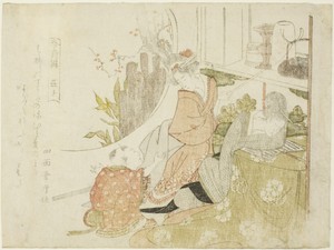 Zhuangzi (Japanese: Soshi), from the series "Shunshoku ressenkyo"