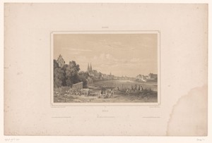Zicht op Bazel aan de Rijn