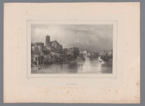 Zicht op Clisson aan de Sèvre Nantaise
