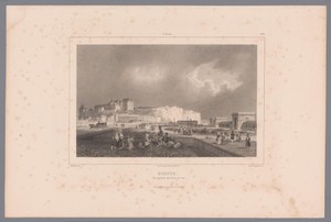 Zicht op de badgelegenheid van Dieppe