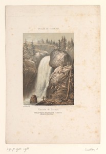 Zicht op de Bérard-waterval