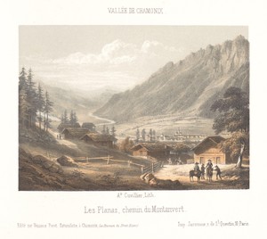 Zicht op de bergpas Col de Balme