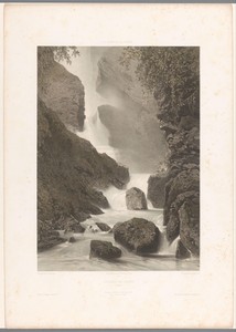 Zicht op de Chède-waterval