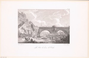 Zicht op de haven van de Quai de l'École