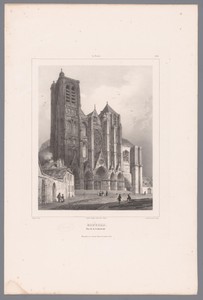 Zicht op de kathedraal Saint-Étienne te Bourges