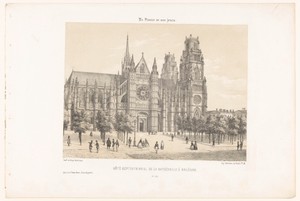 Zicht op de kathedraal van Orléans (noordzijde)