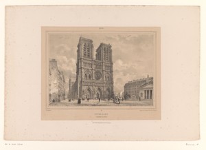 Zicht op de Notre-Dame van Parijs