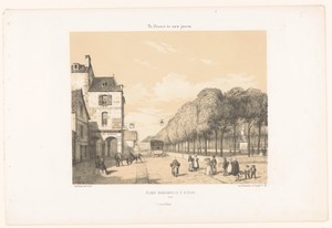 Zicht op de Place Du Guesclin in Dinan
