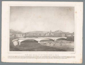 Zicht op de Pont Neuf in Nice